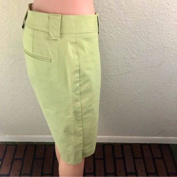 Express Design Studio Green Bermuda Shorts - Picture 6 of 16